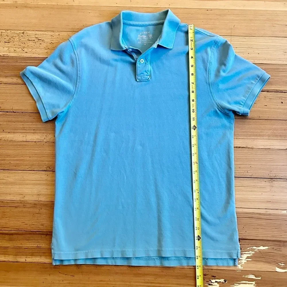 J. Crew vintage shirt sleeve polo. Size M.